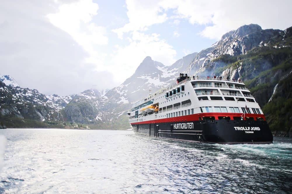 MS Trollfjord. Photo: Hurtigruten Norway.