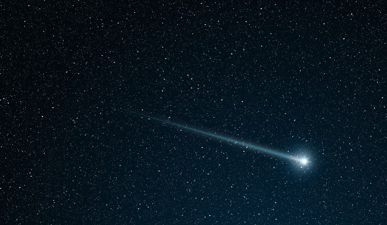 A bright green comet, last seen during the Stone Age, will be visible next week
