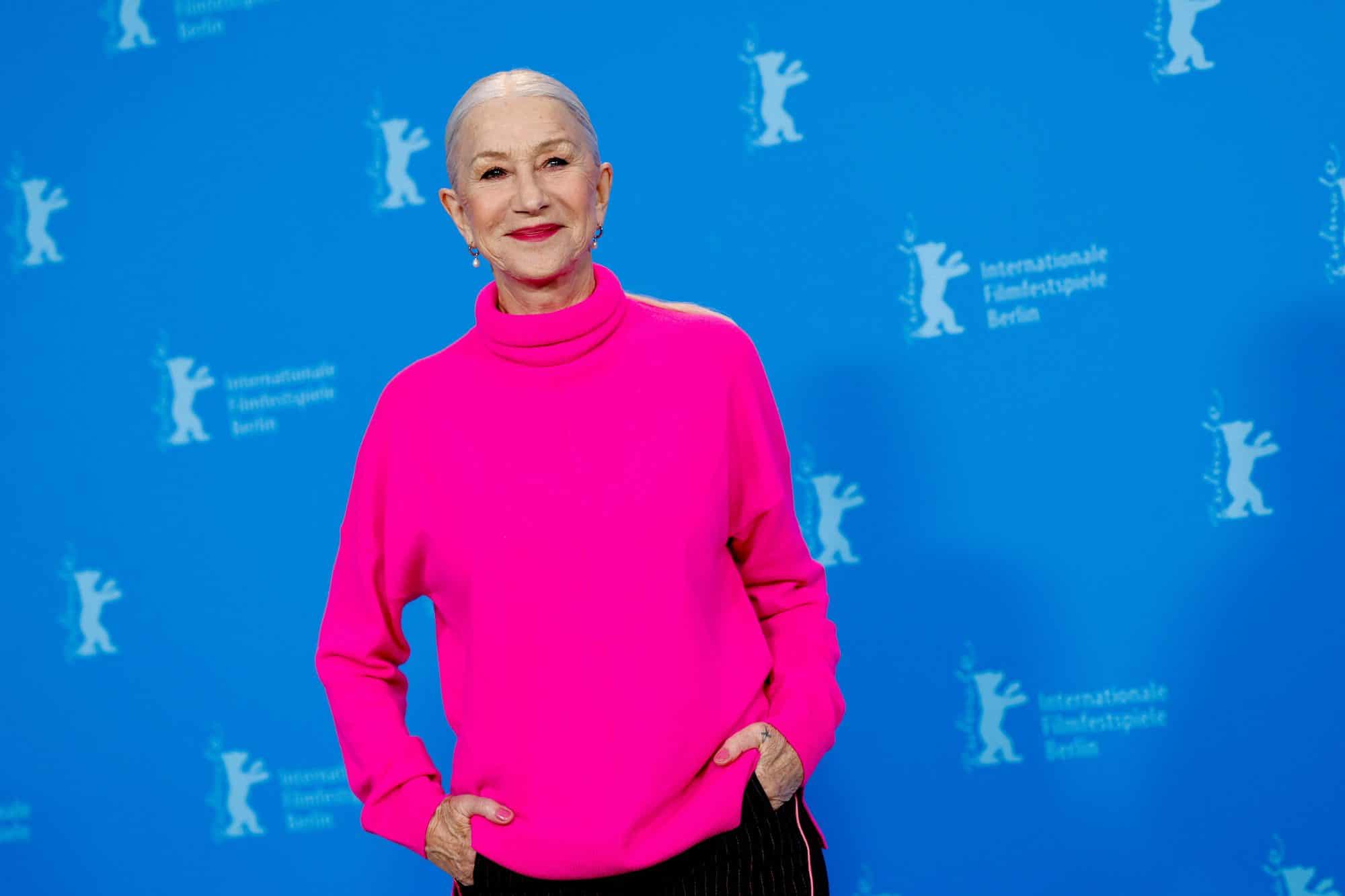 Cast member Helen Mirren attends a photo call to promote the movie 'Golda' at the 73rd Berlinale International Film Festival in Berlin, Germany, February 20, 2023. REUTERS/Michele Tantussi