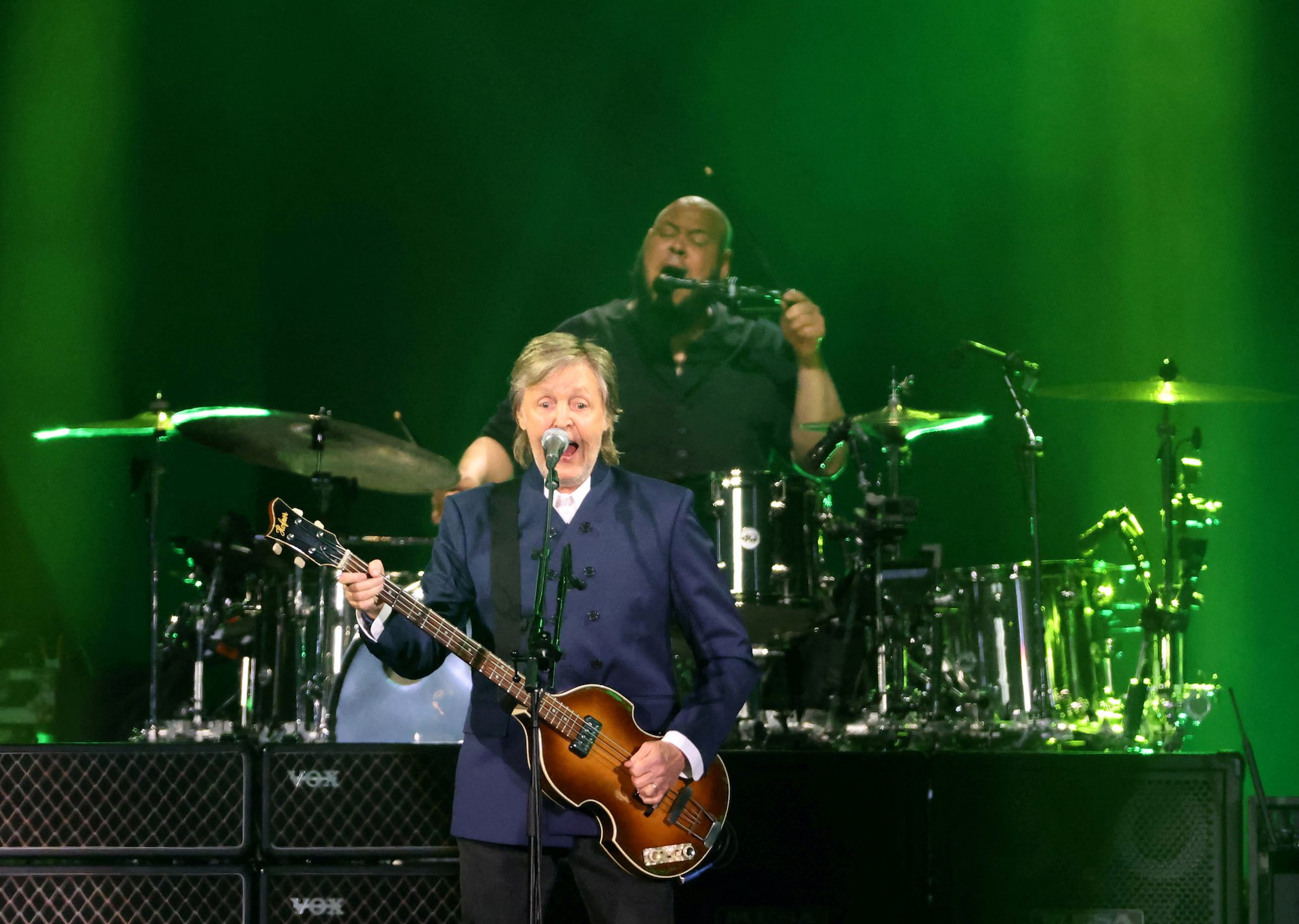 Musician Paul McCartney performs during his Got Back tour at SoFi Stadium in Inglewood, California, U.S., May 13, 2022. REUTERS/Mario Anzuoni/