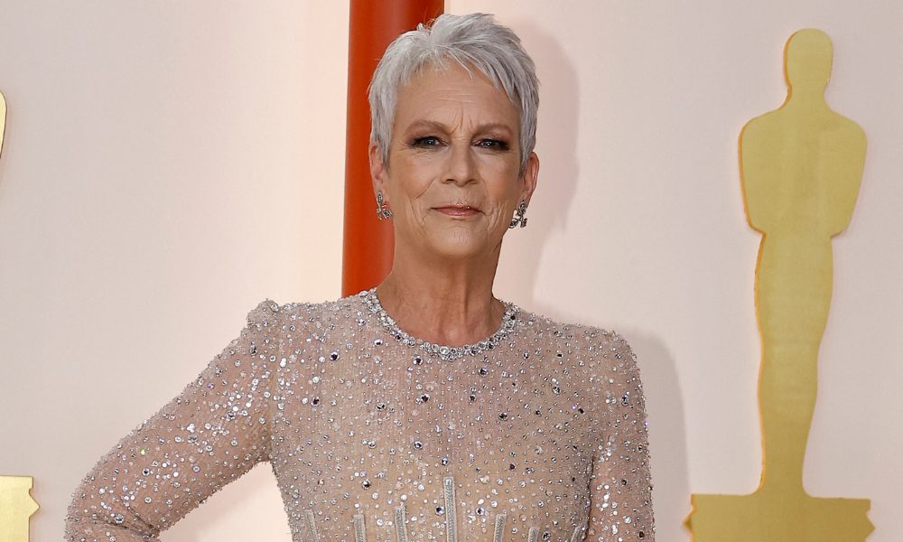 Jamie Lee Curtis poses during the Oscars arrivals at the 95th Academy Awards in Hollywood, Los Angeles, California, U.S., March 12, 2023. REUTERS/Eric Gaillard