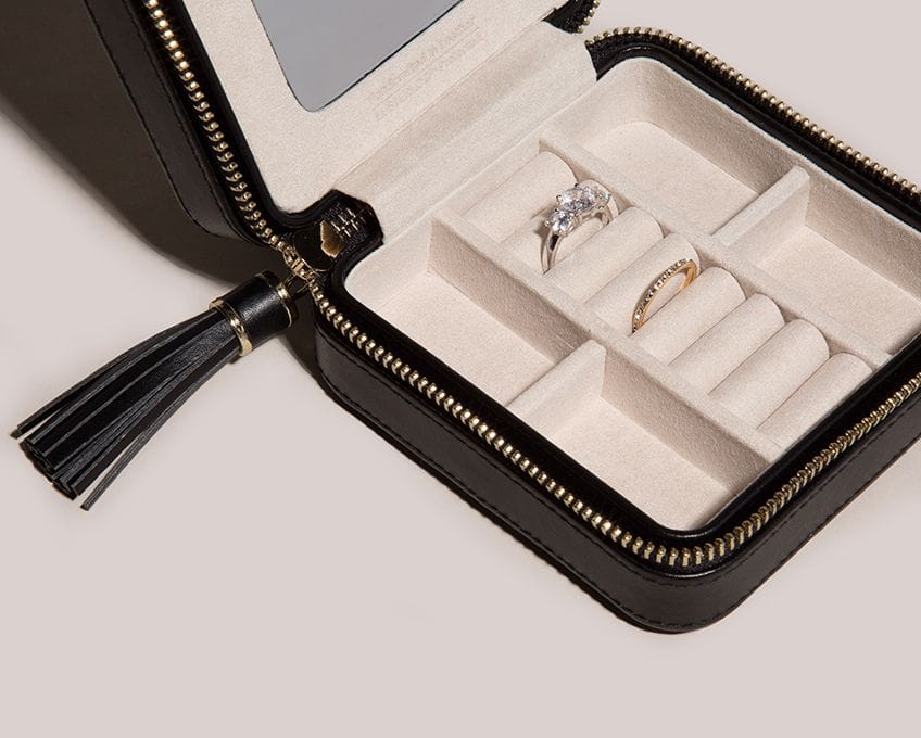 The Caroline travel case available from Orsini Fine Jewellery.