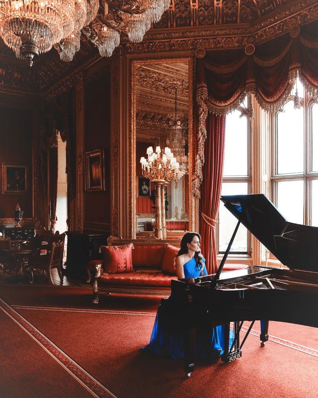 The performance was recorded at Windsor Castle earlier this month @KensingtonRoyal

