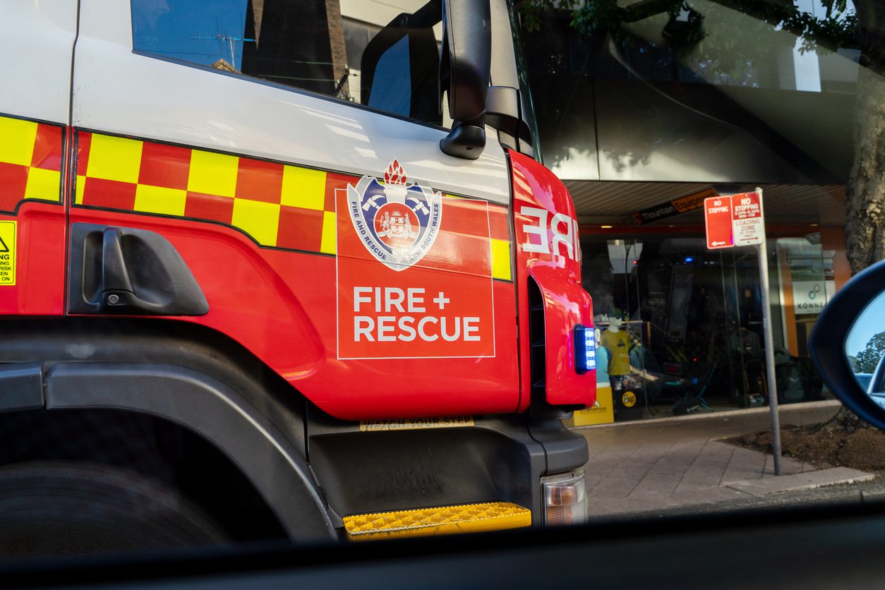 FILE PHOTO: Fire Rescue Truck in Sydney, Australia.