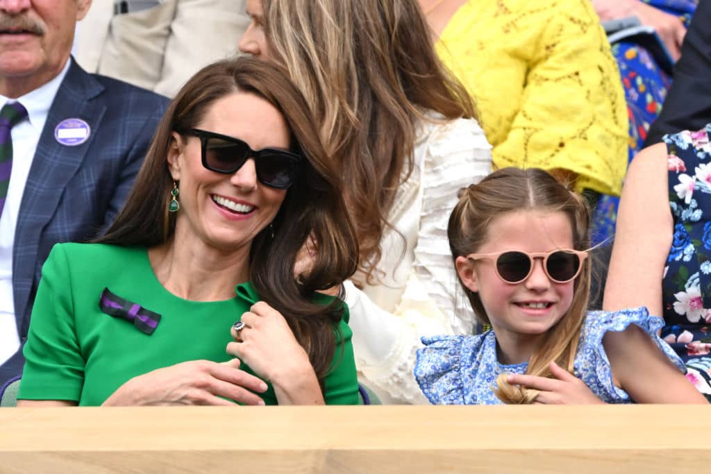 Doubles: The Princess of Wales and Princess Charlotte watch the Wimbledon 2023 men's final