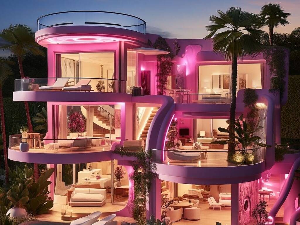 Designers use AI to reimagine Barbie’s Dreamhouse for the modern world