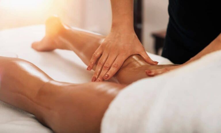 Massage for lymphatic drainage