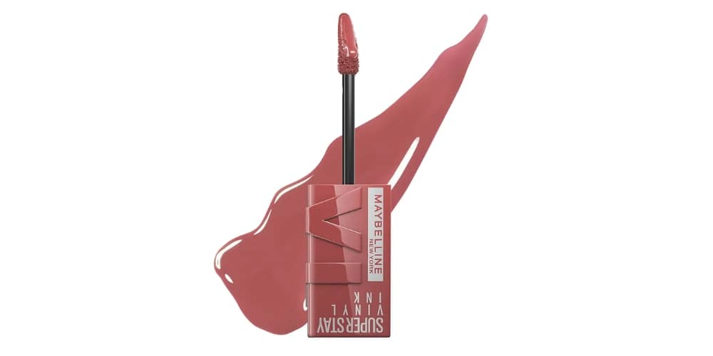 Maybelline Superstay Lip Colour Vinyl Ink in Cheeky (1)