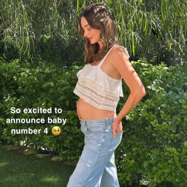 Miranda Kerr is pregnant with her fourth child.

