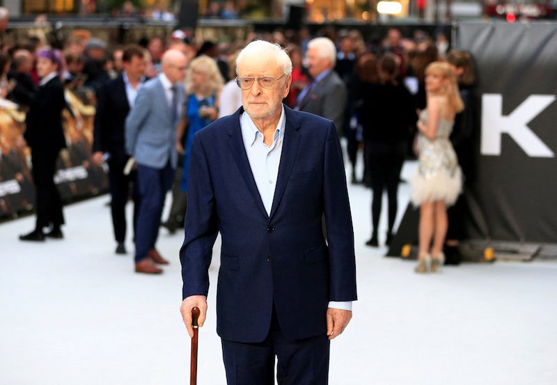 FILE PHOTO: Actor Sir Michael Caine arrives at the world premiere of King of Thieves in London, Britain, September 12, 2018. REUTERS/James Akena/File Photo