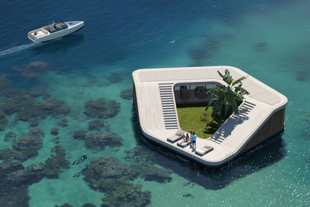Floating Villa in the Maldives