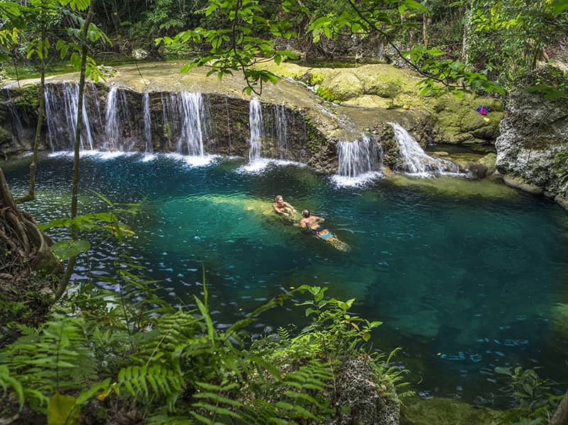 A trip to beautiful Rarru Waterfalls is a must.
