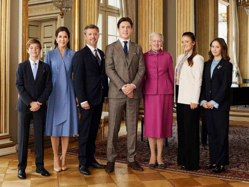 Prince Christian Of Denmark On His 18th Birthday In Copenhagen with his family
