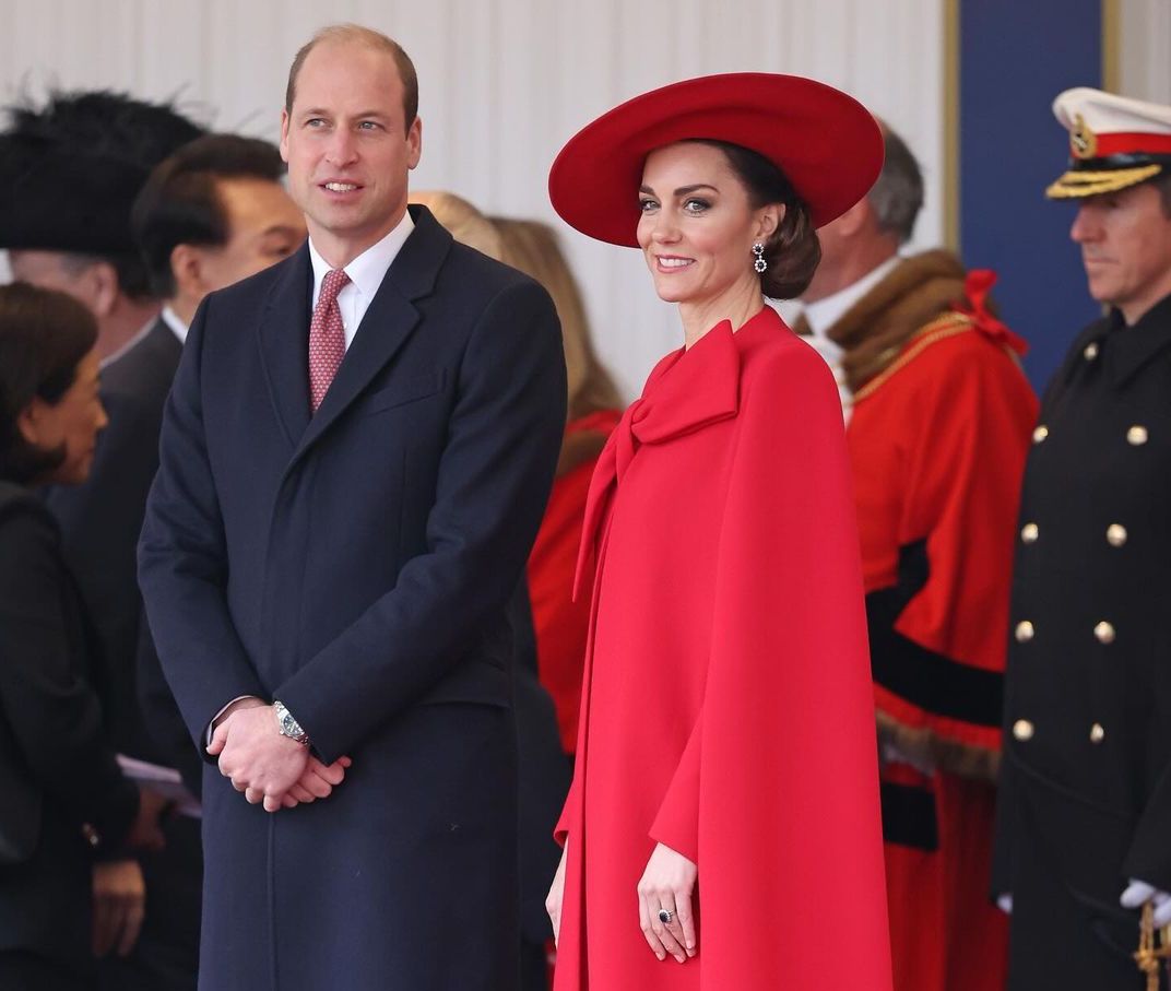 A Very Royal Affair: Princess Kate Sparkles in Red