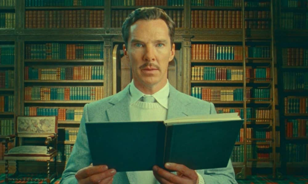 Benedict Cumberbatch stars in director Wes Anderson's "The Wonderful Story of Henry Sugar," the first of four Roald Dahl shorts. Image / Netflix