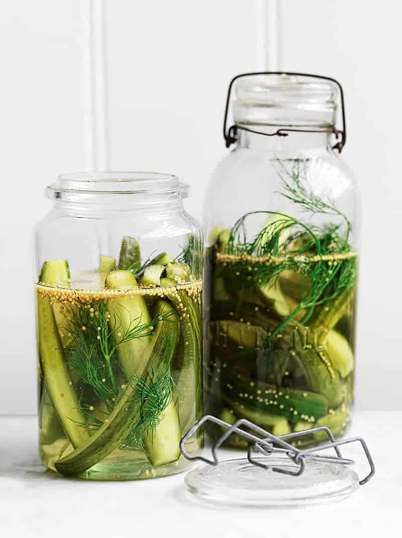 Bread and Butter Pickled Cucumbers