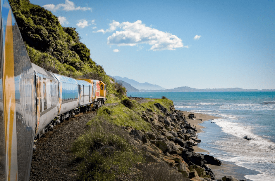 Journey along on the Coastal Pacific on Great Journey's rail adventure 
