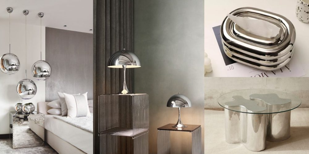 Metal is Major As Silver And Shine Returns To Interiors