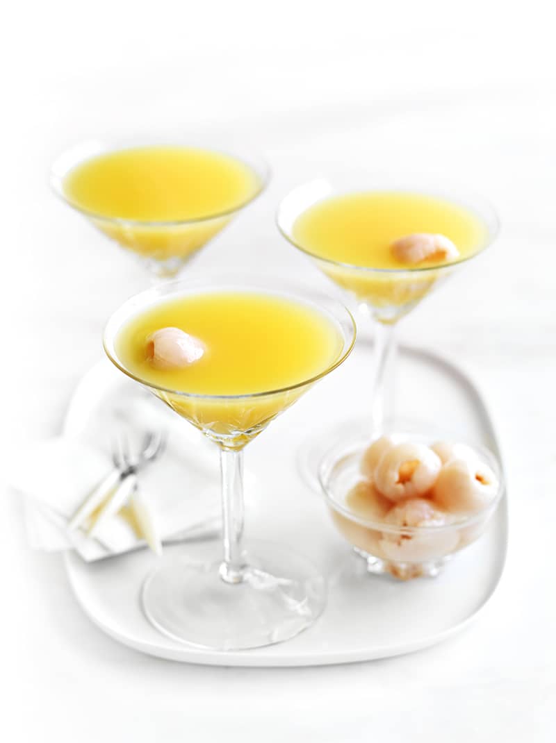 Passionfruit and Lychee Martini