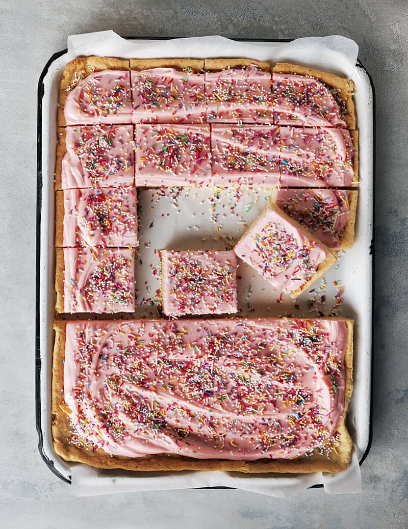 Raspberry Sprinkle Cake