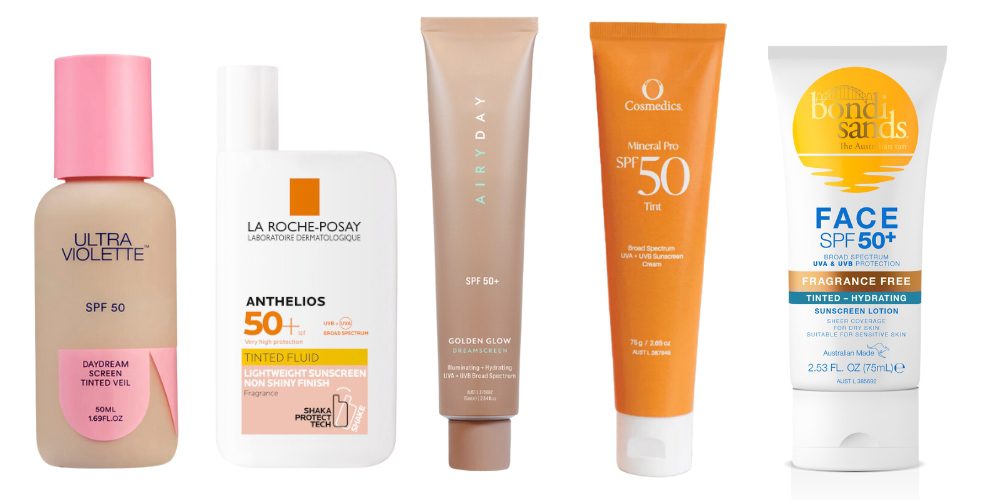 The Best Tinted SPF sunscreens