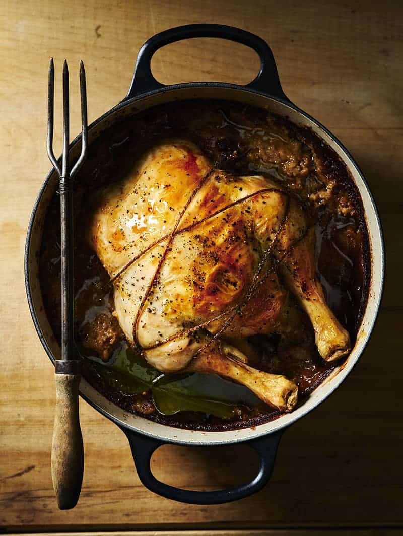 Whole Roast Chicken with Satay Sauce