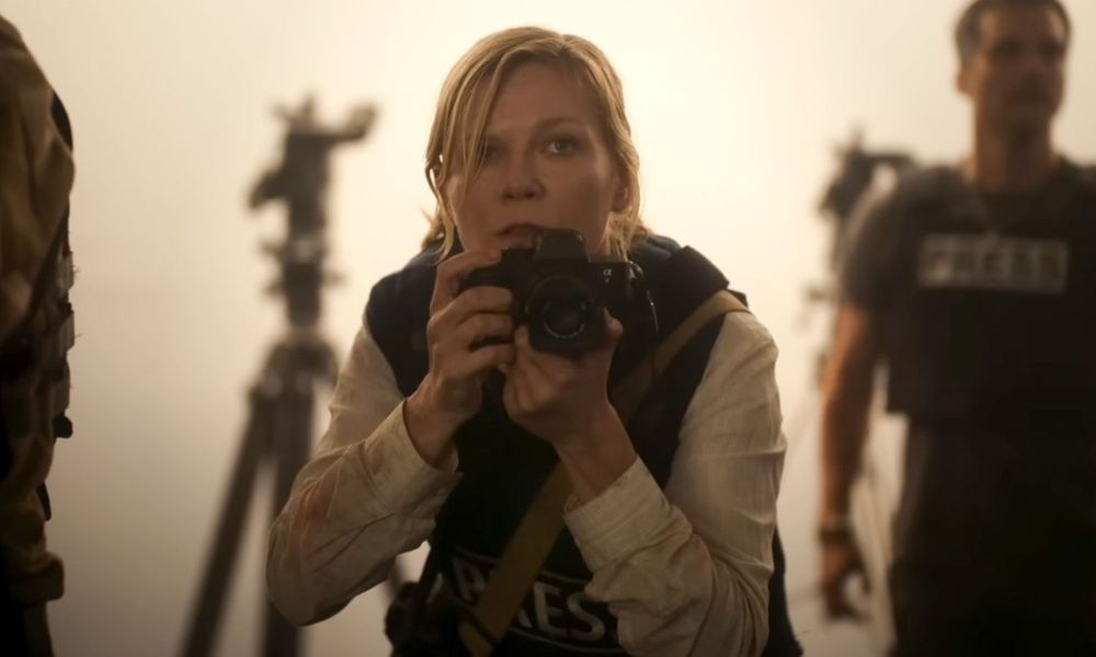 Kirsten Dunst in 'Civil War'.