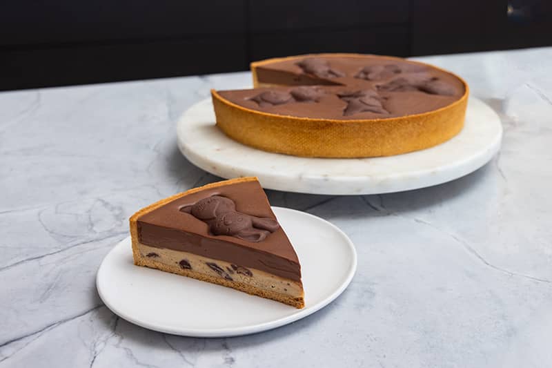 NOMO Chocolate and Cookie Dough Tart