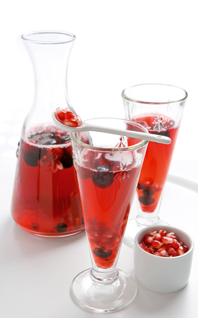 Pomegranate and Cranberry Punch