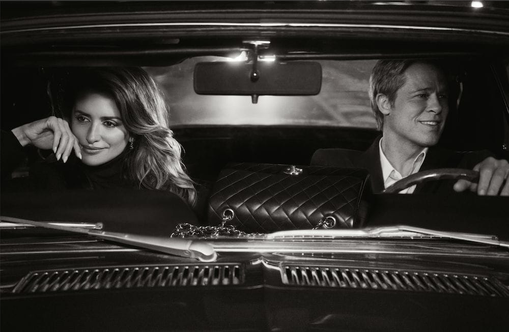 Penélope Cruz and Brad Pitt star in CHANEL’s new Iconic Handbag campaign