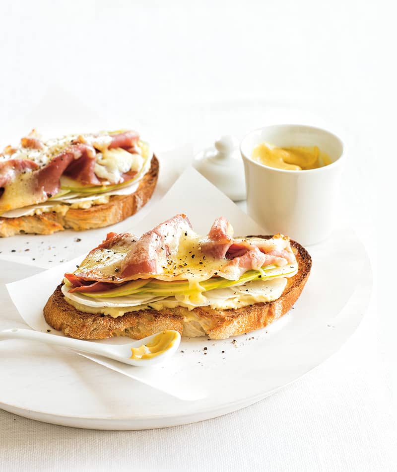 Turnip and Cream Cheese Bruschetta