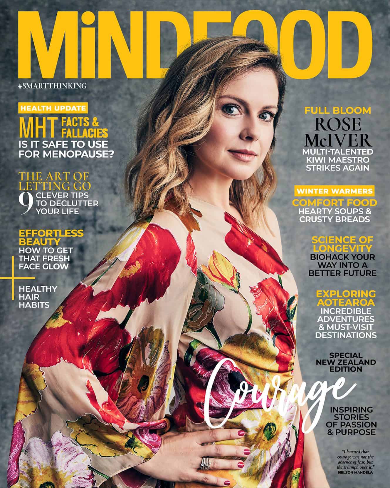 MiNDFOOD Cover NZ June 2024 - Rose McIver

