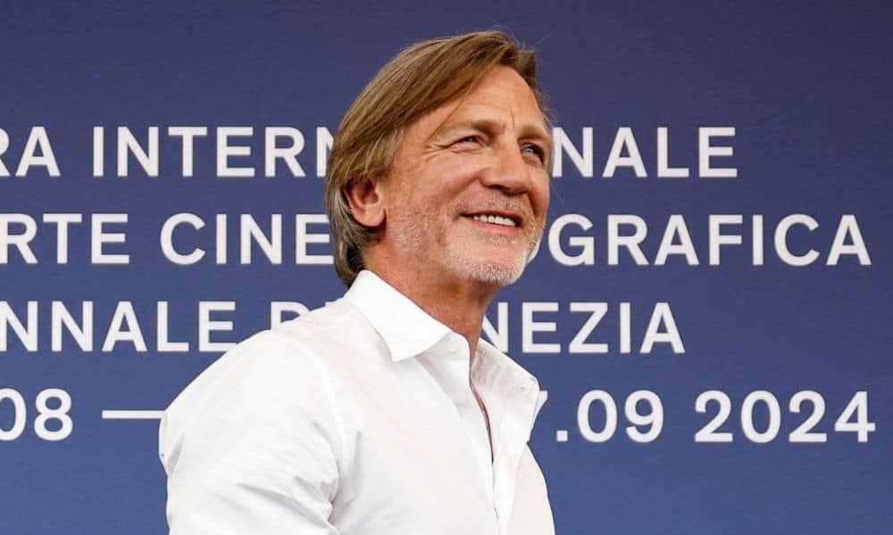 Daniel Craig was almost unrecognisable as he stepped out in Venice, revealing a new look with significantly longer hair at the 81st Venice Film Festival. September 3, 2024. REUTERS/Louisa Gouliamaki