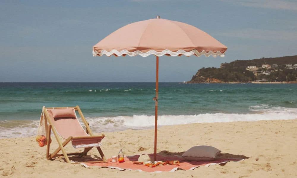 The Capella Umbrella from the Coco Republic x Business & Pleasure Co. 2024 collection. 