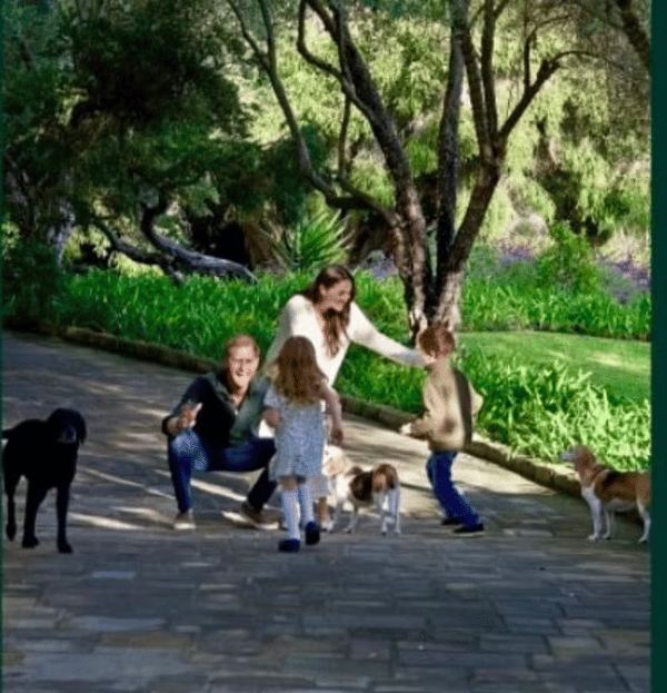 Harry and Meghan Share New Never Before Seen Photo of Their Children