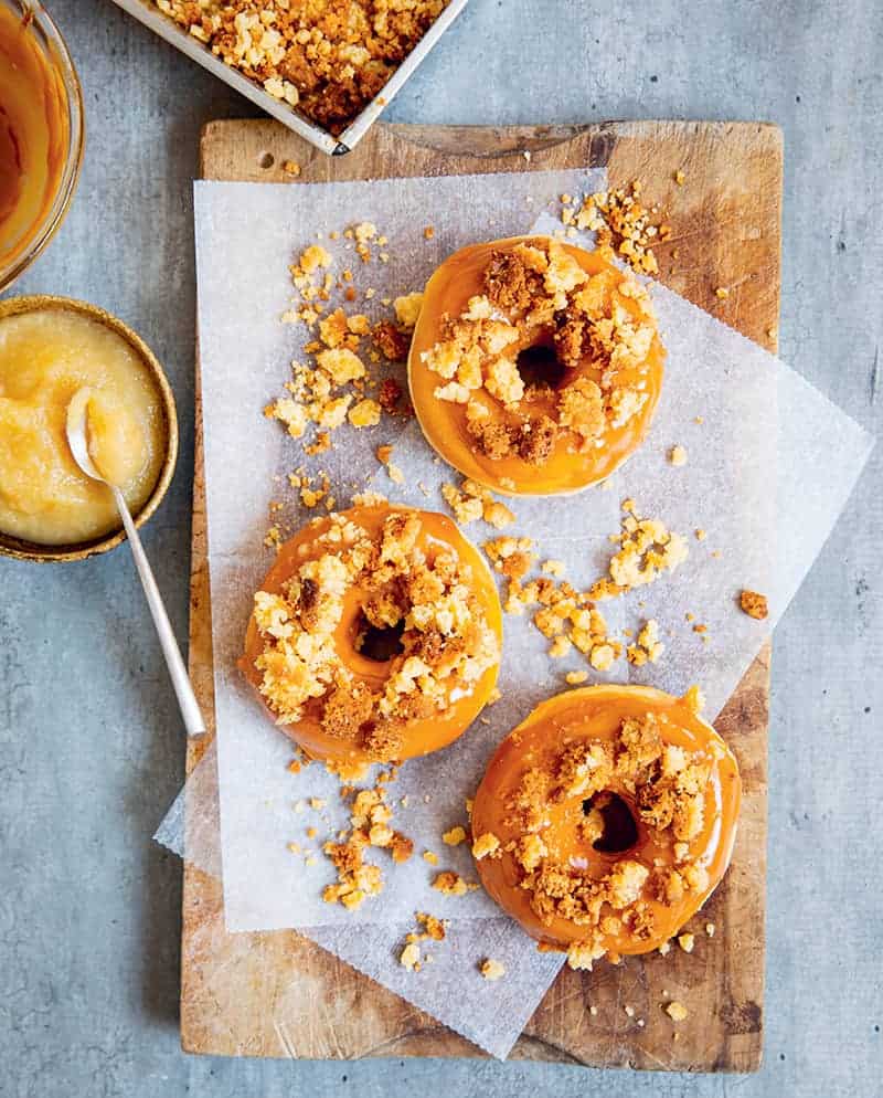Apple Crumble Donuts