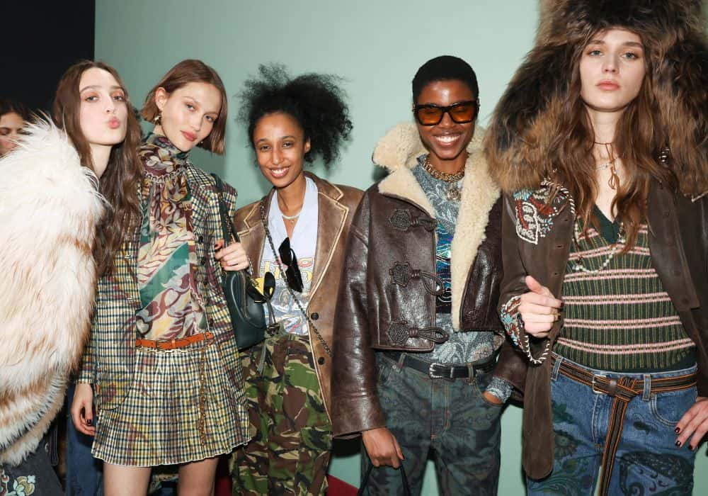 Backstage at the Etro Fall RTW 2025 fashion show as part of Milan Fashion Week. Photo / Getty Images