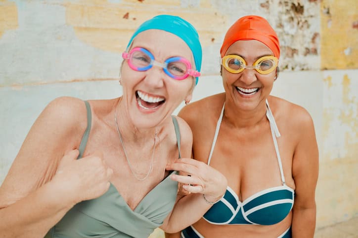 Cold water swimming can help with Menopause transition
