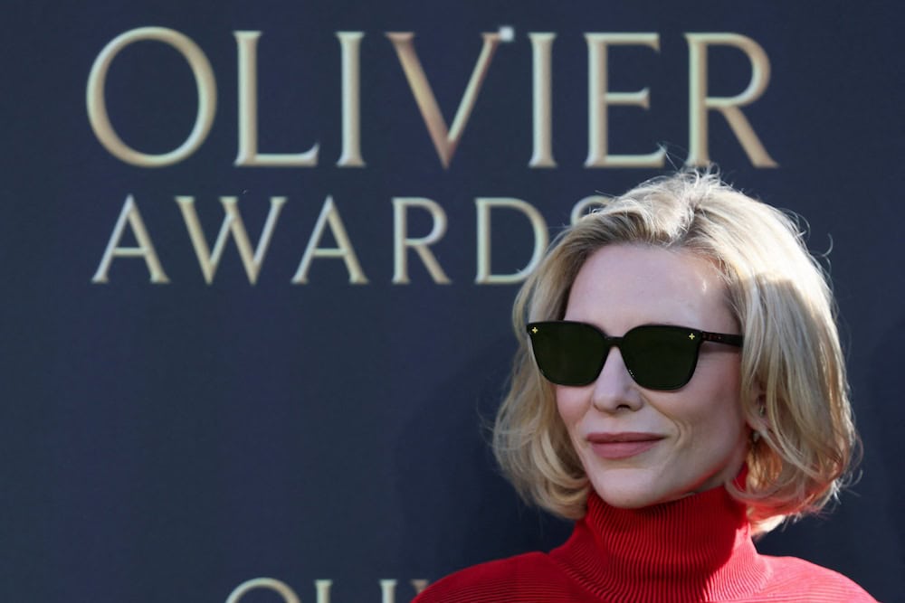 Cate Blanchett attends the Olivier Awards at the Royal Albert Hall in London, Britain, April 6, 2025. REUTERS/Isabel Infantes