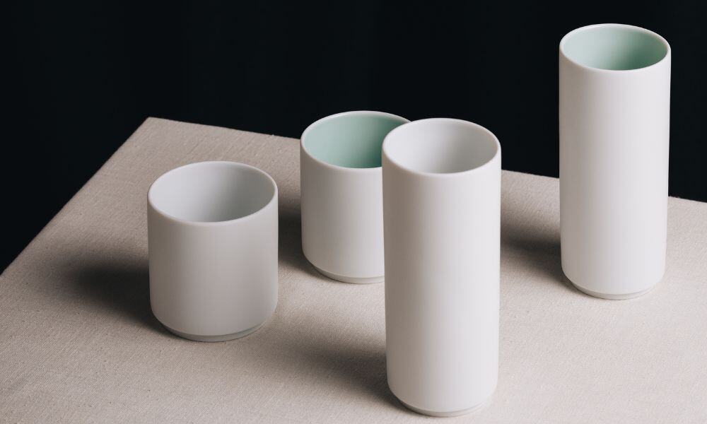 The new Tajimi tumblers are simple and versatile. Photo / Supplied