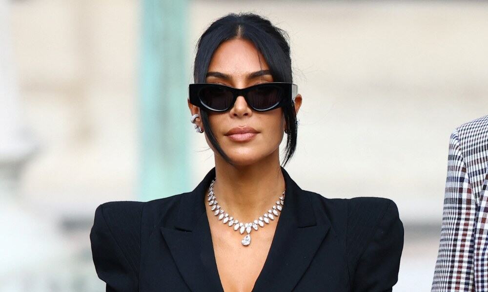 Kim Kardashian leaves the courthouse after testifying in the trial. Photo / Reuters