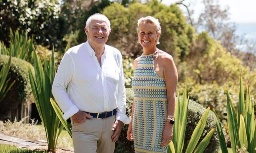Rick Stein and his wife Sarah Stein. Photo / Lean Timms