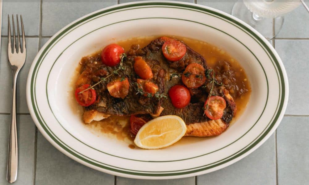 A dish from First Mates, Last Laughs, the restaurant founded by Judith Tabron of Soul Bar fame, that was awarded best new establishment at the 2025 Lewisham Awards.