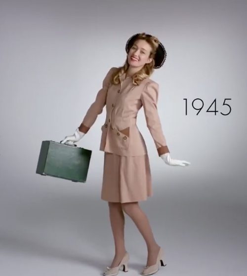 100 years of fashion in 2 minutes