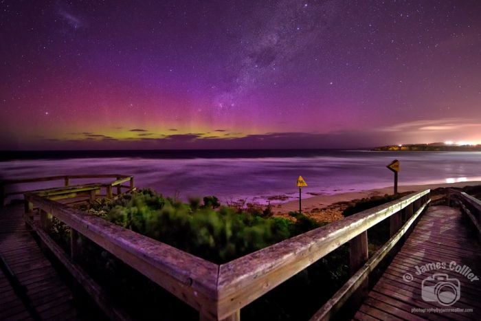 Point Danger, Victoria. Image: Facebook: James Collier