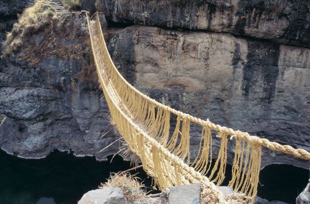 The last Incan bridge