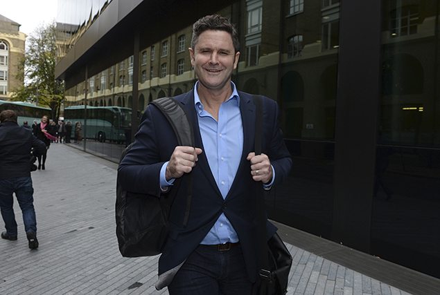 Former New Zealand cricketer Chris Cairns leaves Southwark Crown Court in London.  REUTERS/Philip Brown 