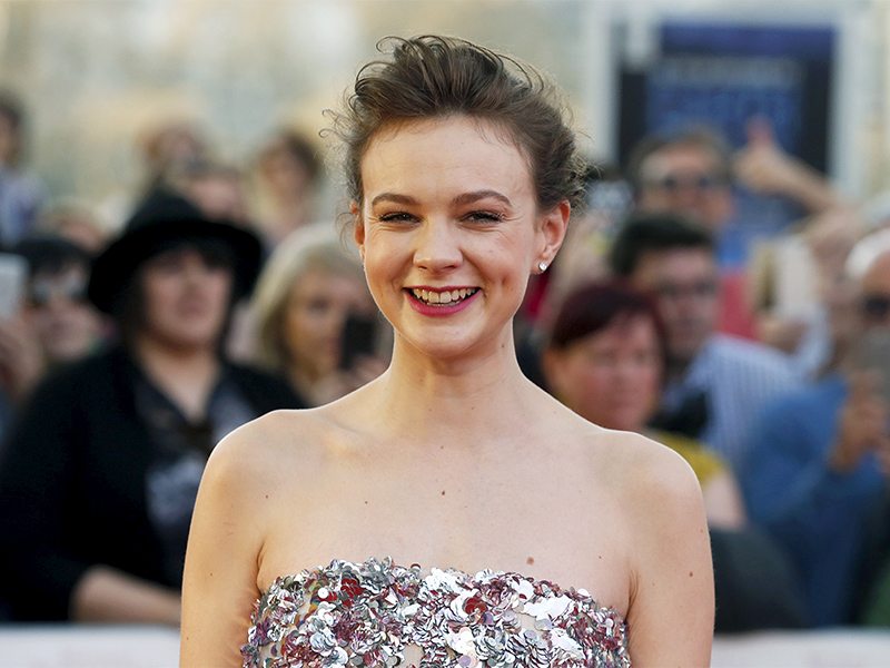 Actress Carey Mulligan arrives at the world premiere of "Far From the Madding Crowd" at the BFI Southbank in London.