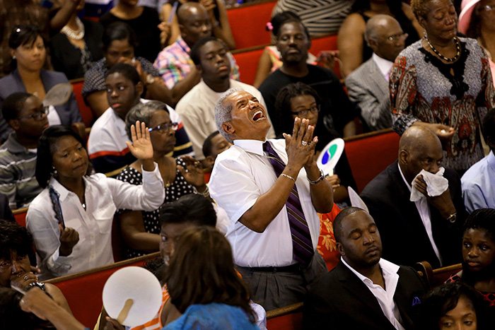 Charleston Shooting: First service after tragedy