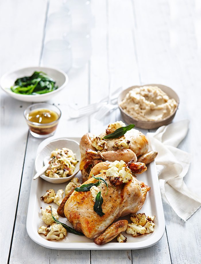 Roast Chicken with Cauliflower Puree | MiNDFOOD